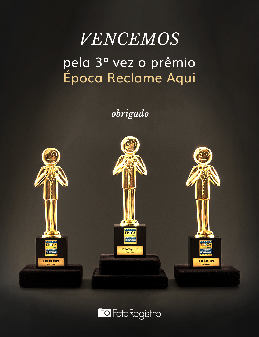 Tricampões no Prêmio Época ReclameAQUI